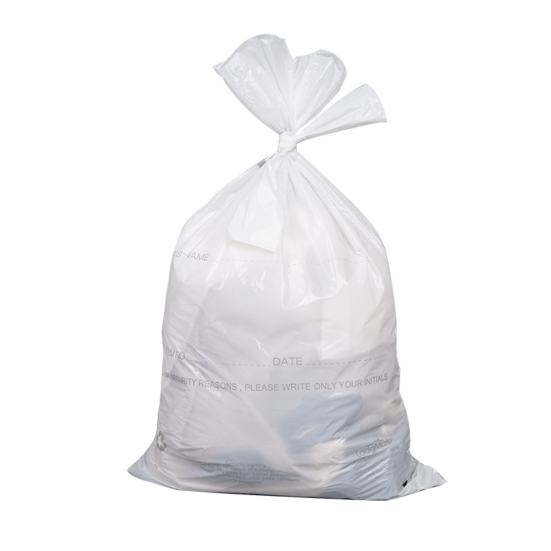 Disposable PE Drawstring Laundry Bag for Hotels and Dry Cleaners (3)