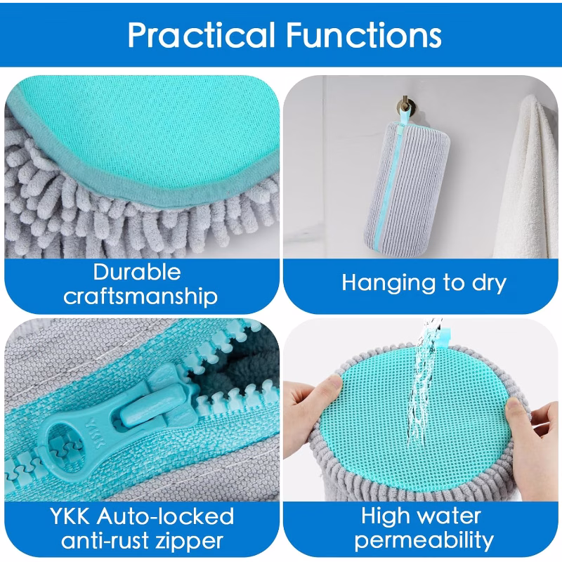 Shoe bag for washing machine with YKK zipper