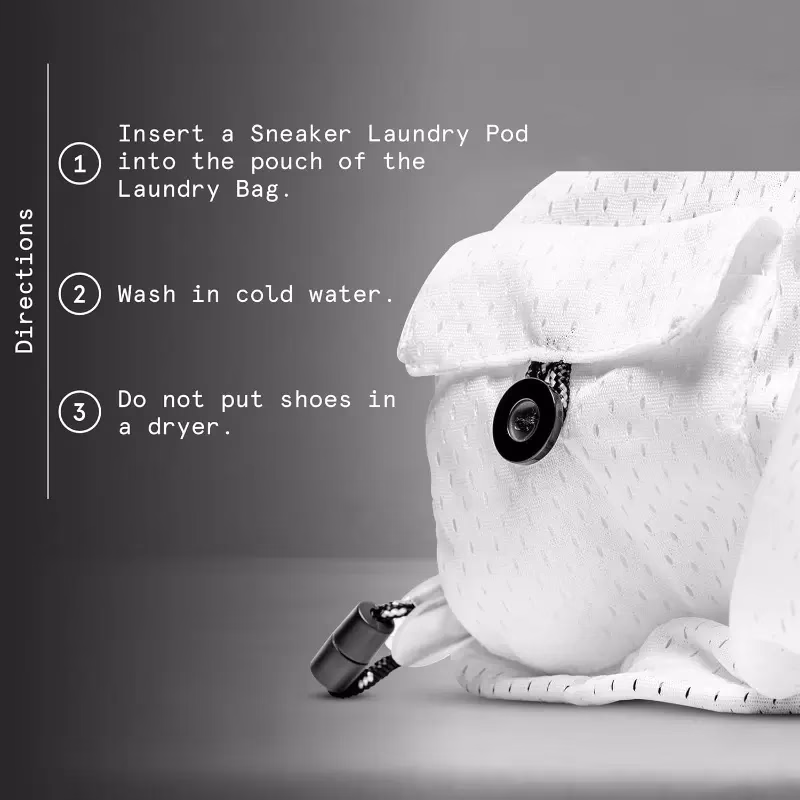 Mesh shoe bag cleaner for machine washing shoes