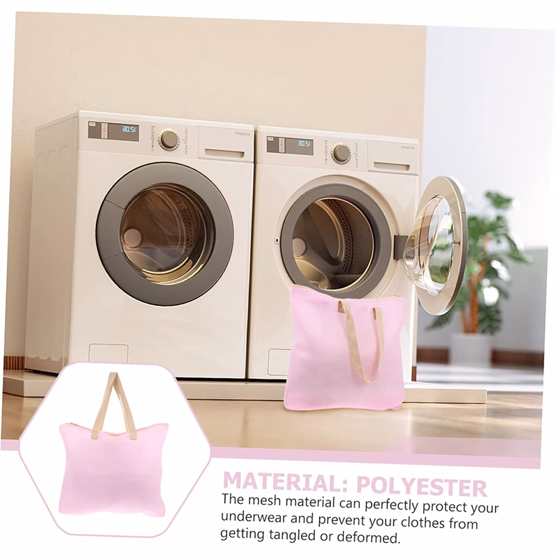 aundry bag with zipper for delicate protection