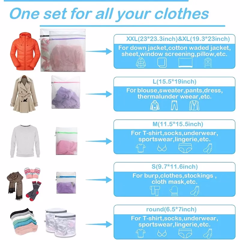 Best Mesh Laundry Bags 2025 lineup with small to XL laundry mesh bag options