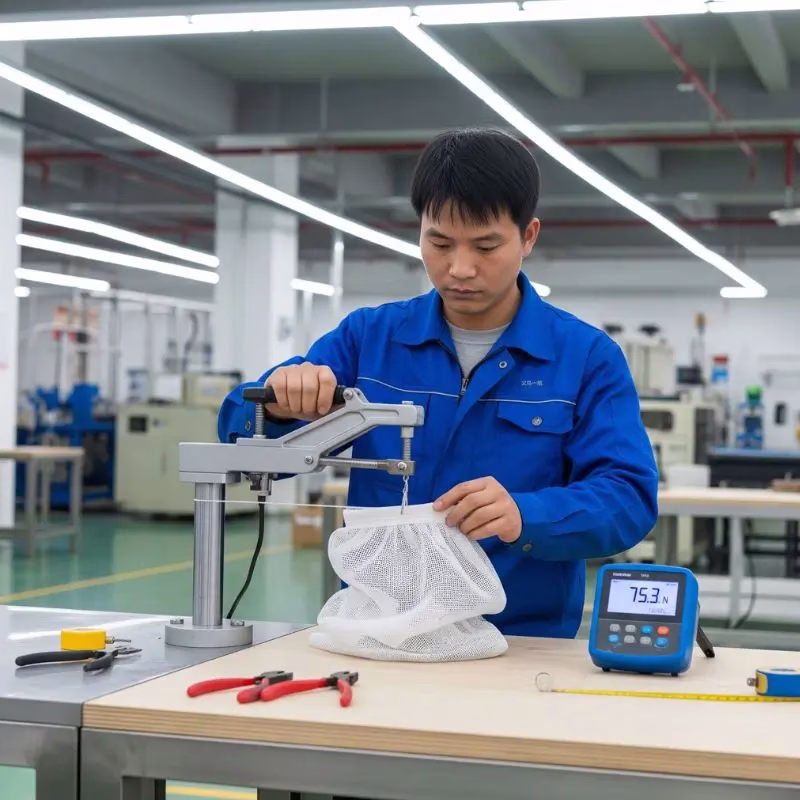 Durability Testing for Mesh Laundry Bags