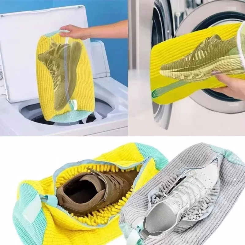 Shoe Care 101 Avoid Damage with Washing Bags for Shoes