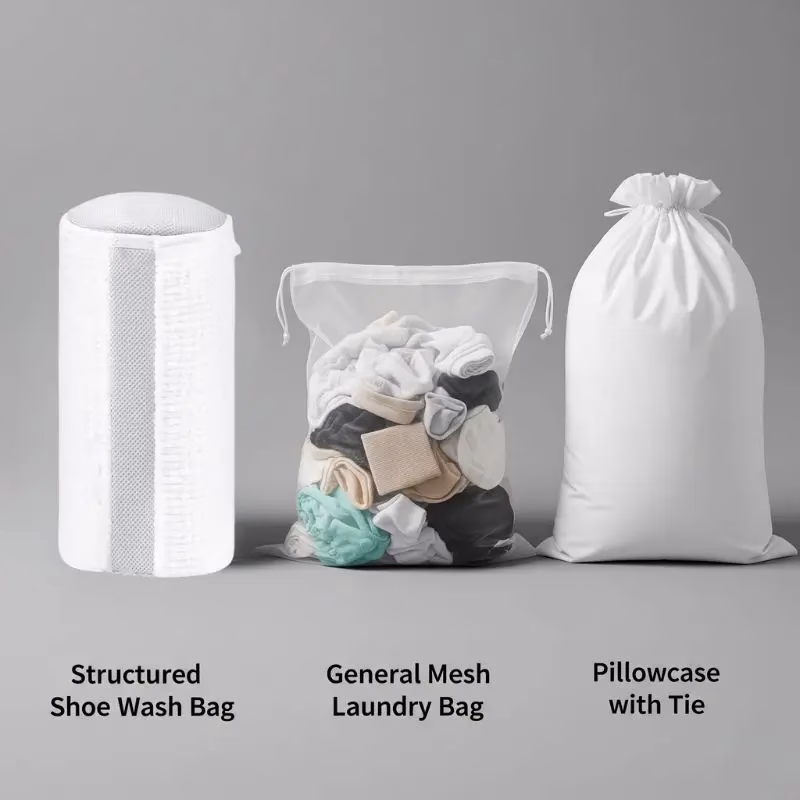 shoe bag vs mesh bag vs pillowcase comparison.jpg