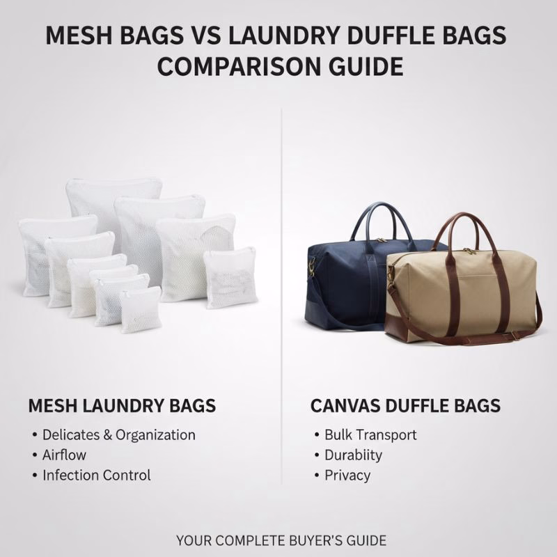 Mesh Bags vs Laundry Duffle Bags Which Suits Your Needs