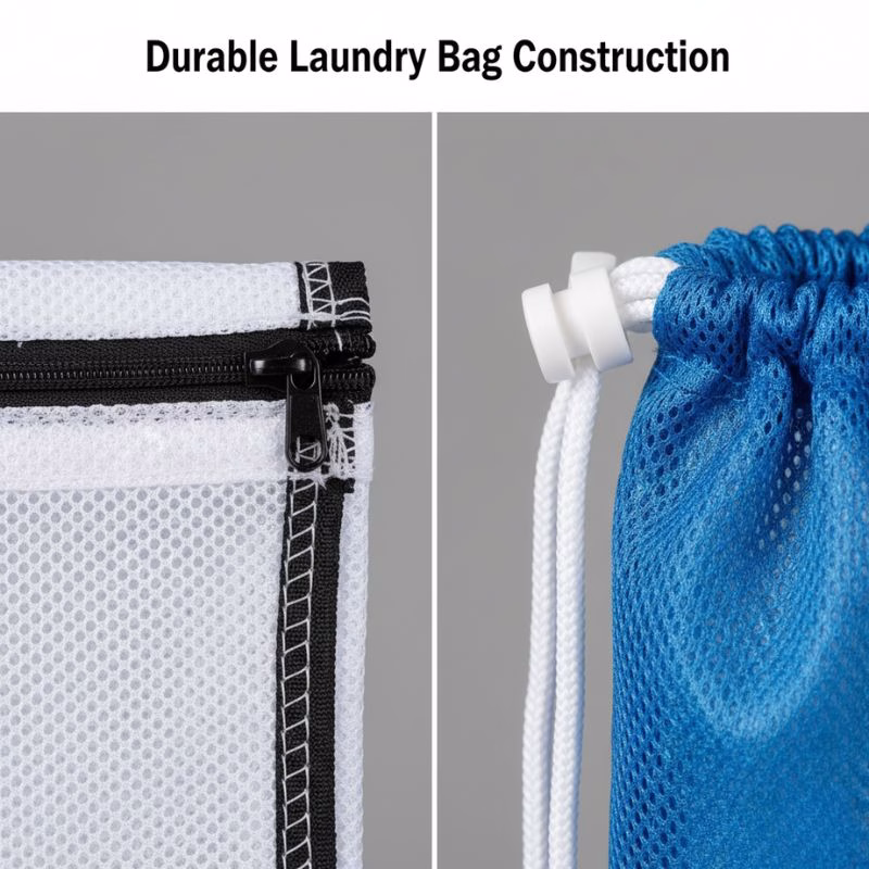 durable zip drawstring laundry bag construction. durable zip drawstring laundry bag construction.