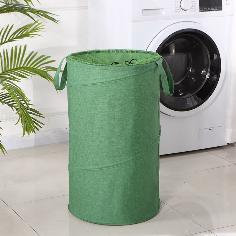 laundry basket at home