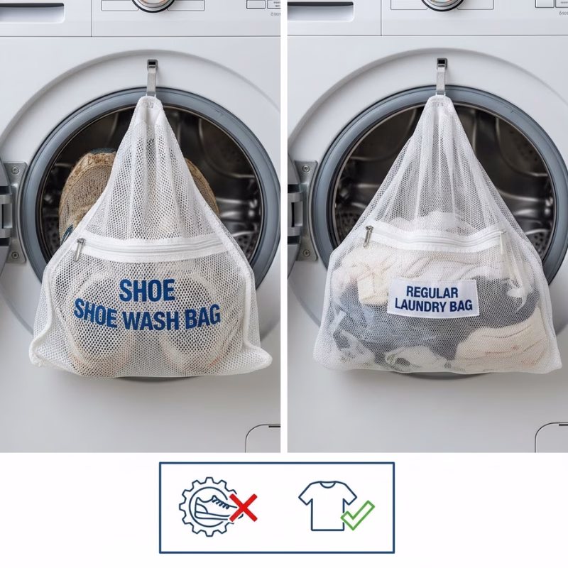 Washing Bags for Shoes vs. Regular Laundry Bags Washing Bags for Shoes vs. Regular Laundry Bags
