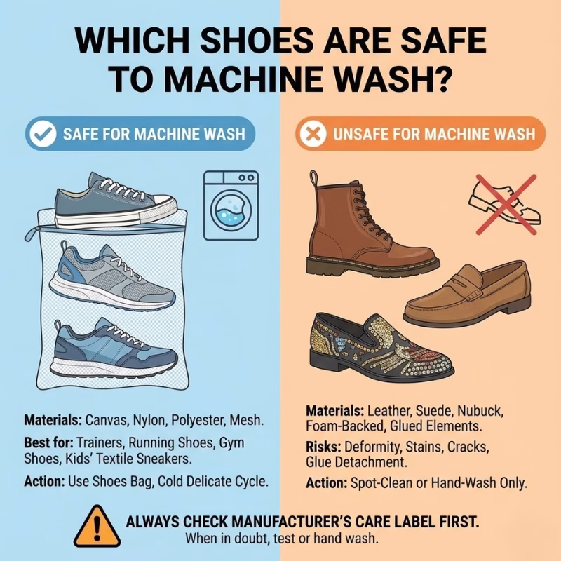 Which Shoes are Safe to Machine Wash Which Shoes are Safe to Machine Wash
