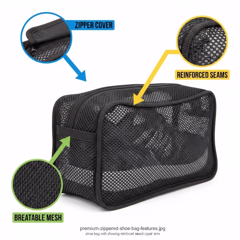 Key Features That Define a High Quality Zippered Shoe Bag