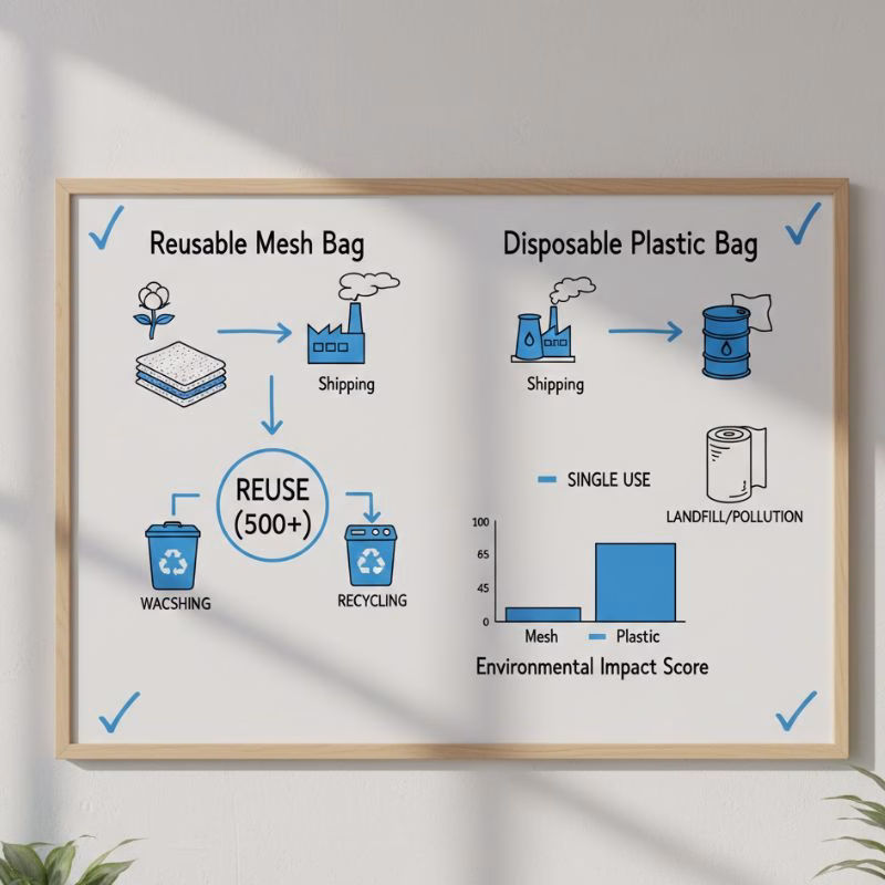 mesh bag life cycle comparison board mesh bag life cycle comparison board