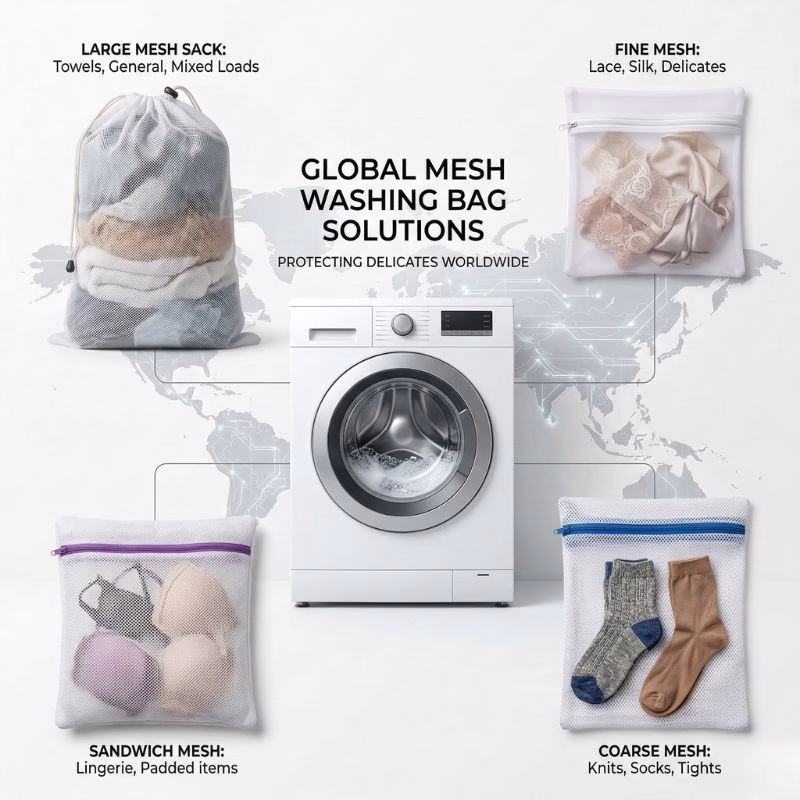 Mesh Washing Bags For Delicate Clothes
