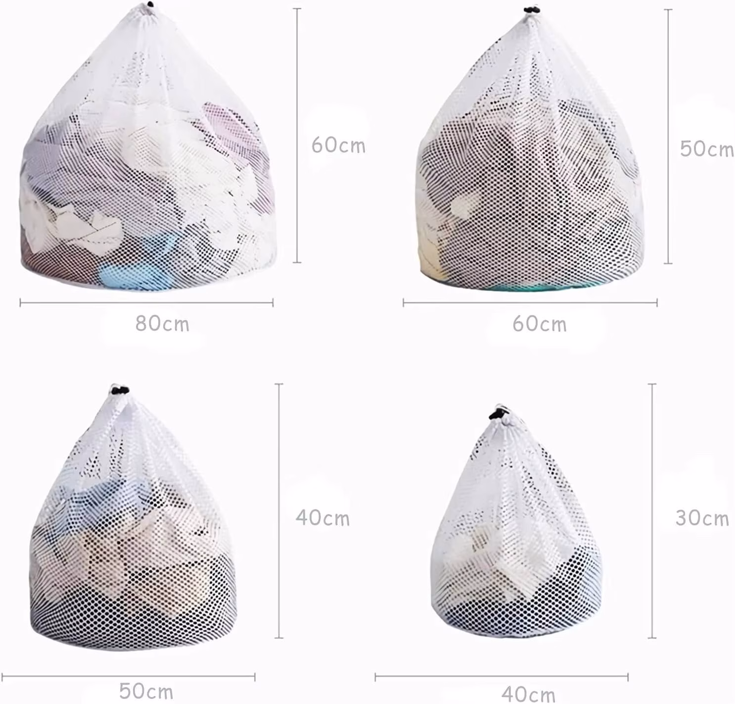 mesh drawstring size