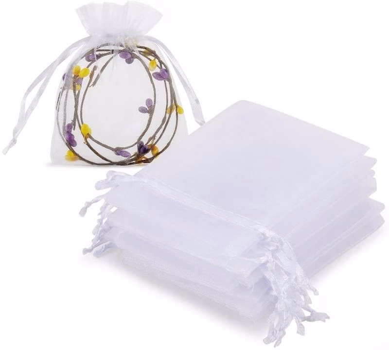 Small Mesh Drawstring Bags