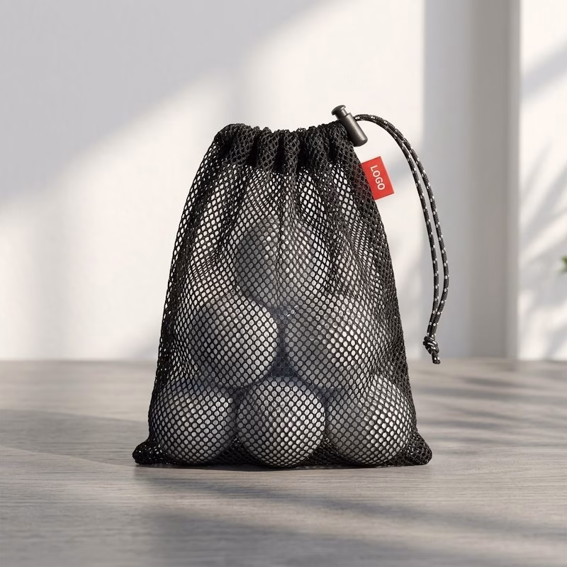 mesh drawstring bags small
