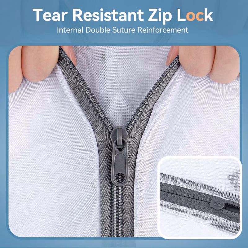 mesh laundry bag closure types