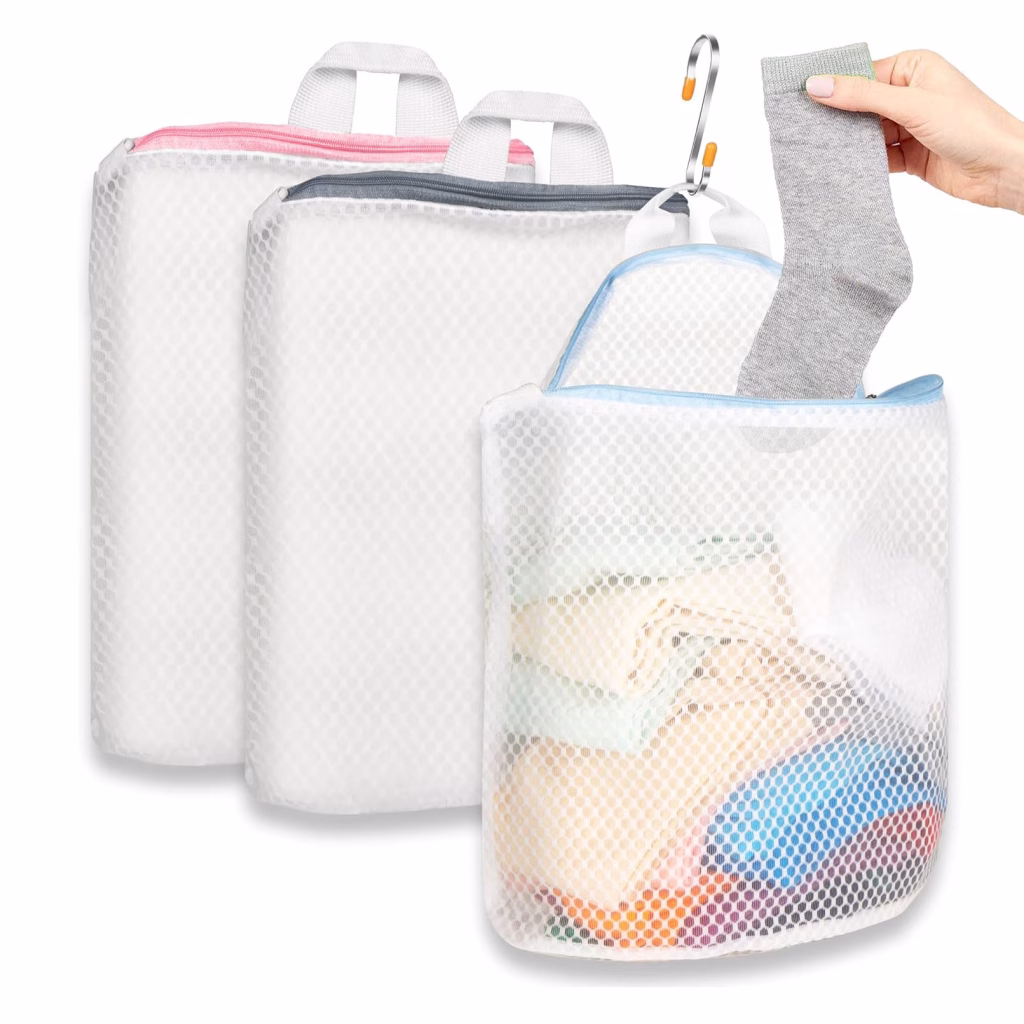 small mesh laundry bag socks hosiery.