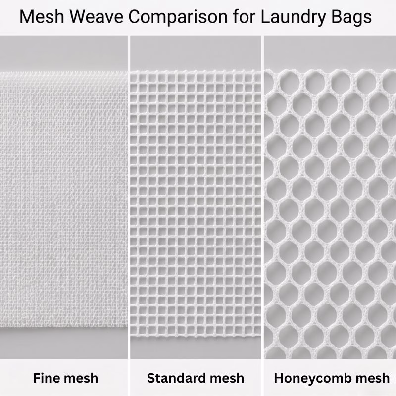 polyester mesh washing bag weave types