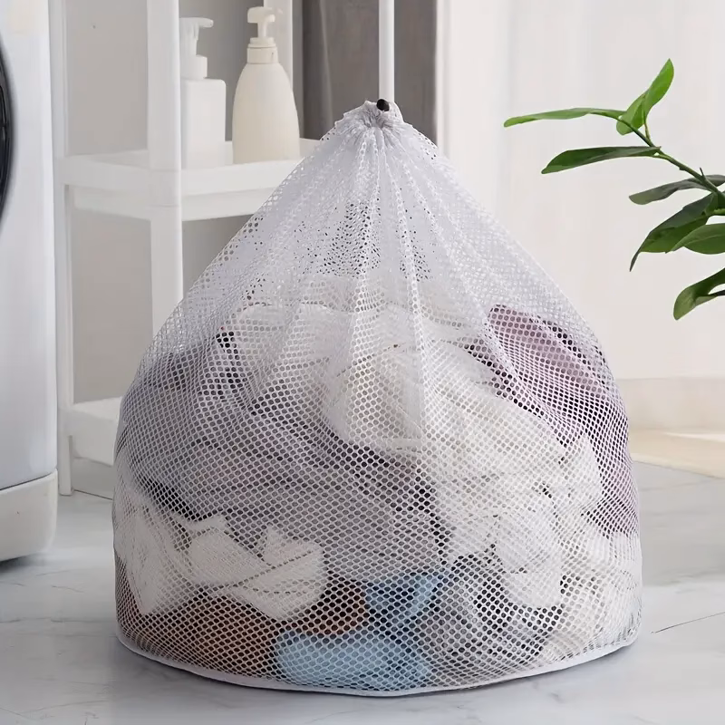 Large Mesh Bags with Drawstring 3 Large Mesh Bags with Drawstring 3