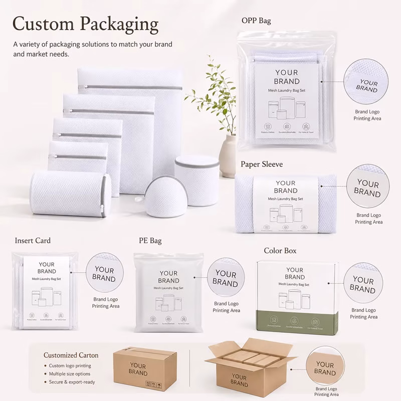custom mesh bag selection process
