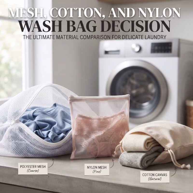 Mesh Laundry Wash Bags Mesh vs Cotton vs Nylon – Which Wins