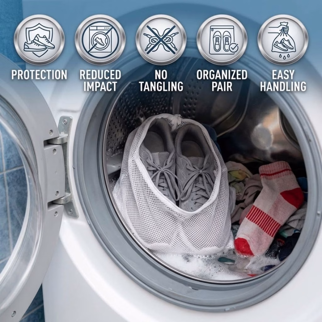 Why Use a Laundry Bag for Washing Shoes