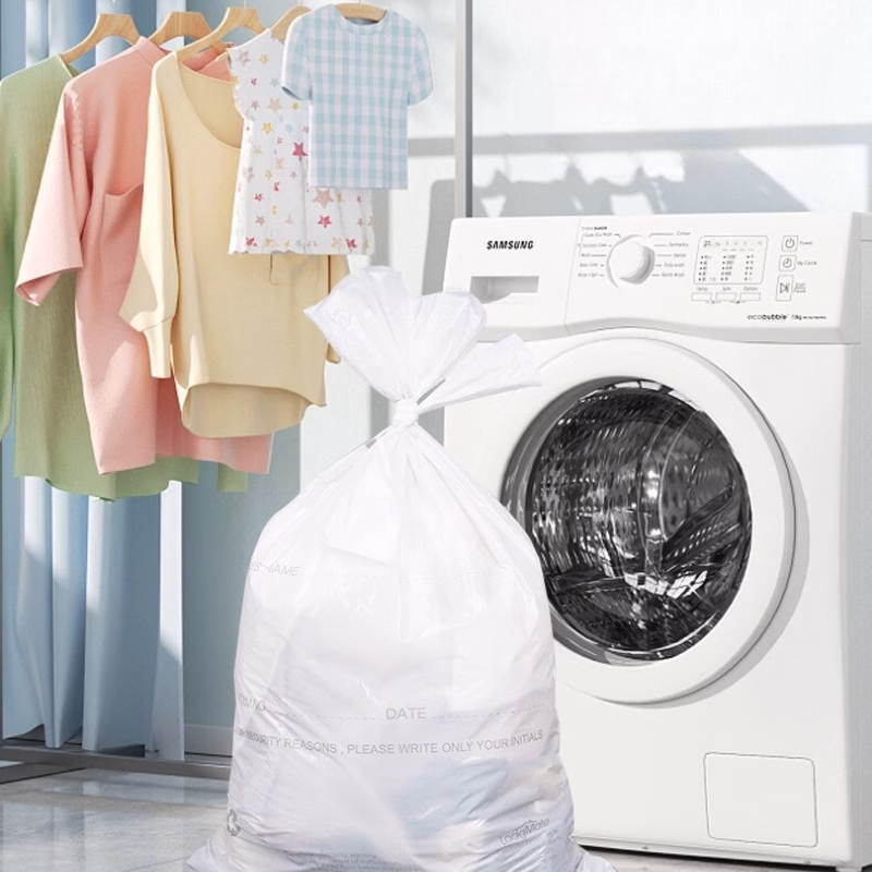 mesh drawstring laundry bag applications.