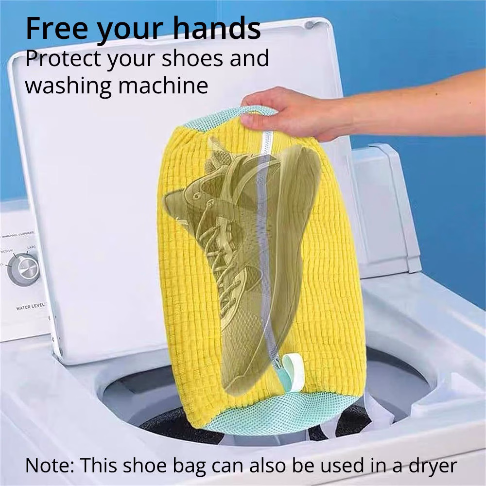 shoe washing bag step by step loading
