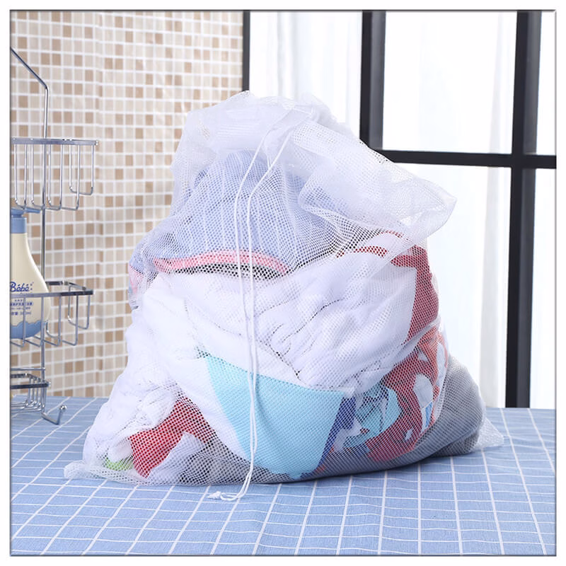 small mesh drawstring bags size range