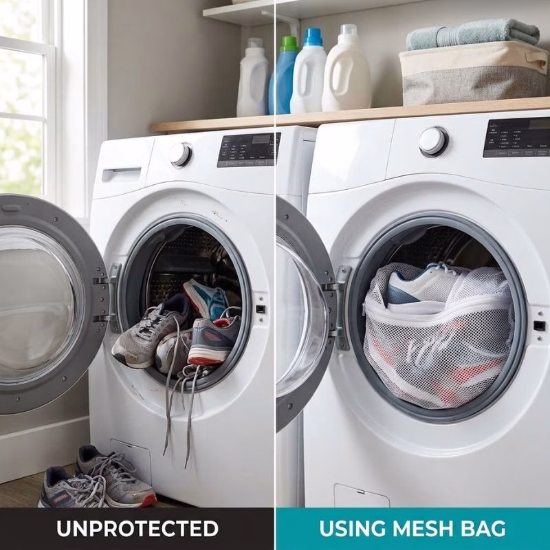 Benefits of Using a Mesh Wash Bag for Shoes