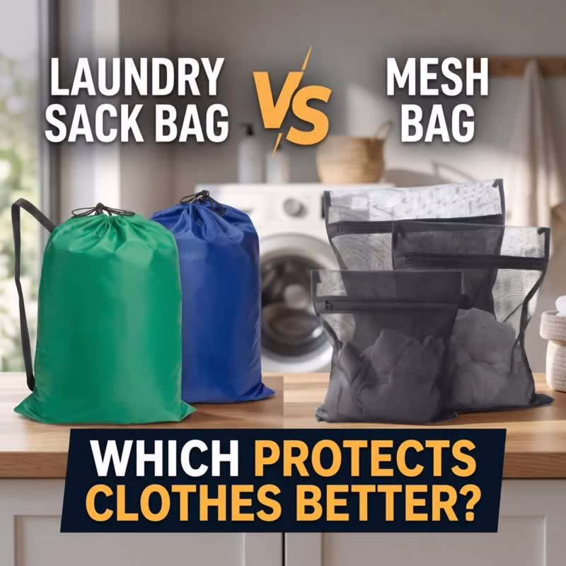 Laundry Sack Bag vs Mesh Bag Which Protects Clothes Better