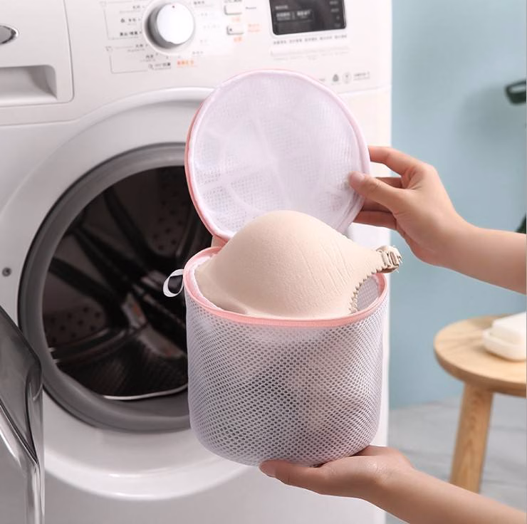 bag laundry mesh bag filled with delicates